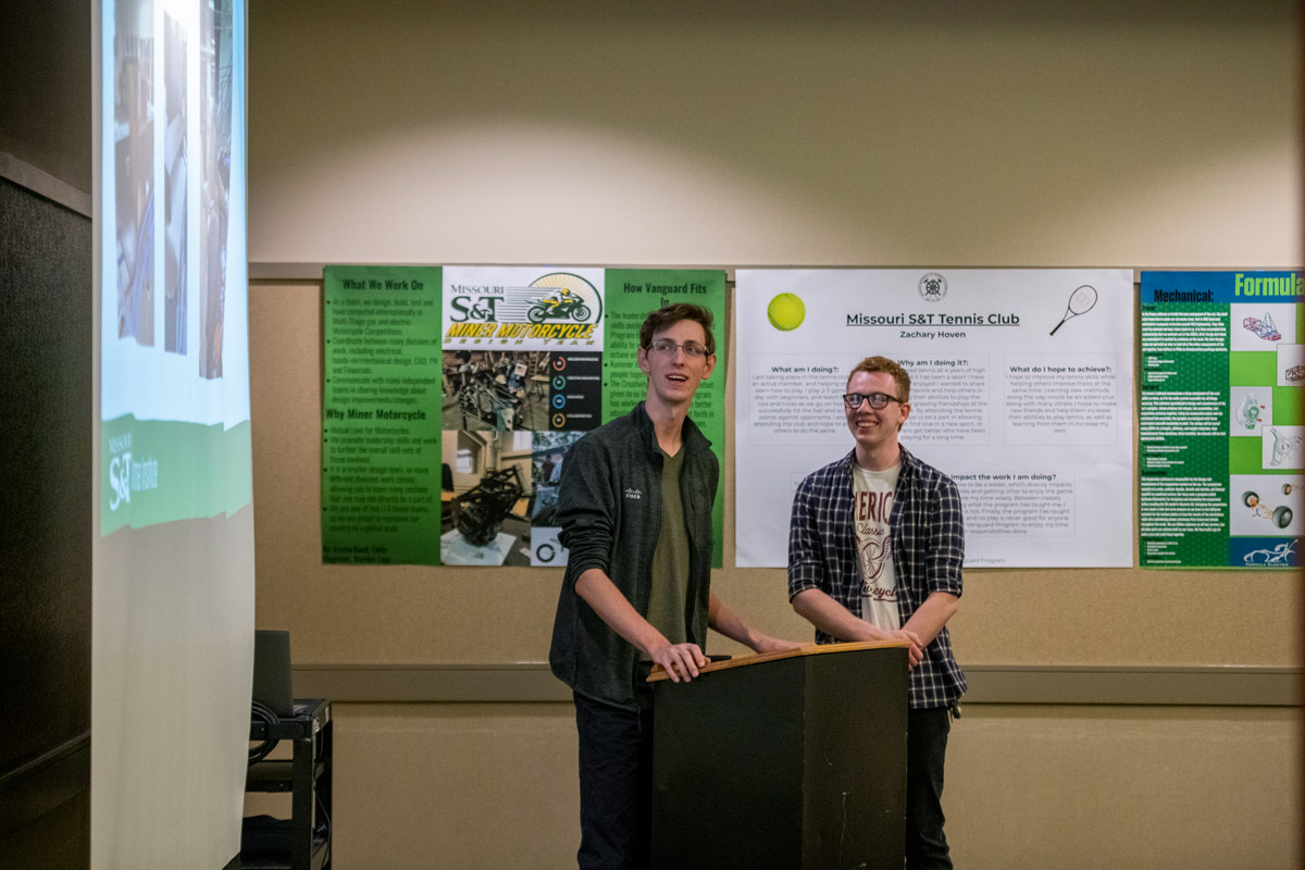 Kummer Vanguard Scholars present their research at Kummer Day
